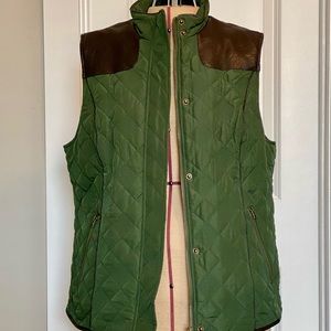 Peck & Peck hunter green Vest